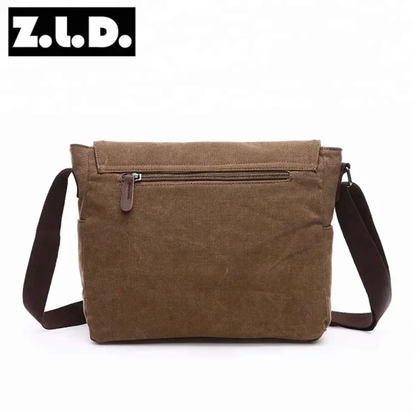 Vintage Men Canvas Messenger Bag Brand Business Casual Travel Shoulder Bag Laptop Crossbody Bags For Men Bolso Hombre Retro - Image 5