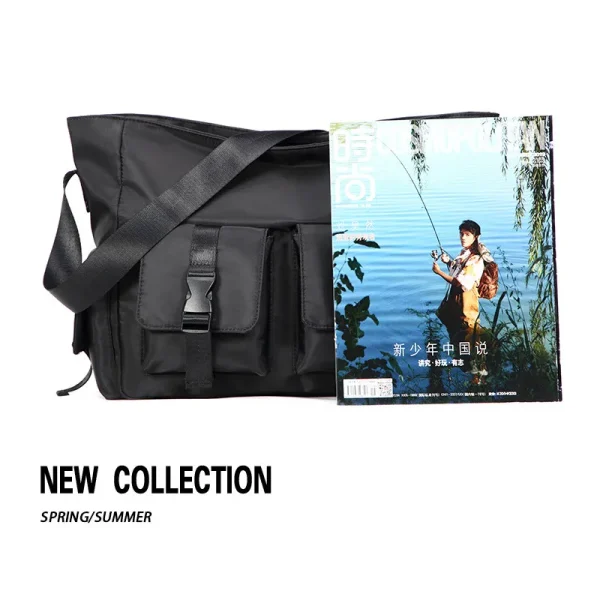 Scione Men's Messenger Shoulder Bag Oxford Waterproof Outdoor School Sports Travel Bags Luxury Brand Fashion Style K090 - Image 6