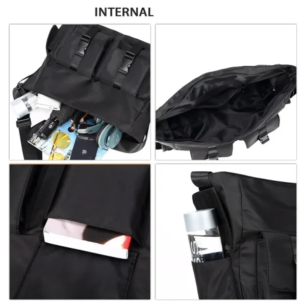 Scione Men's Messenger Shoulder Bag Oxford Waterproof Outdoor School Sports Travel Bags Luxury Brand Fashion Style K090 - Image 4