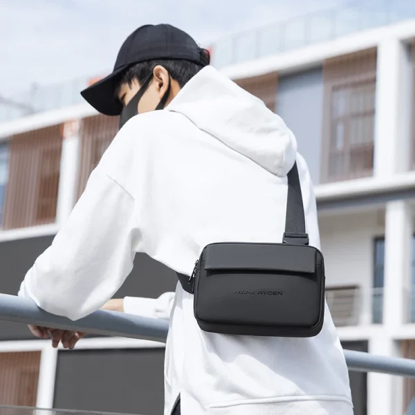 Mark Ryden black crossbody bags fanny packs tactical fanny pack crossbody bag mens bag pouch bag bags for man hip bags - Image 2