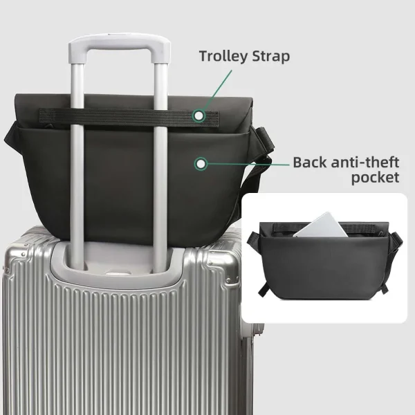 HK Water Repellent Messenger Bag Men Bags Casual Shoulder Crossbody Bags Fit 11 inch Ipad Fashion Outdoor Cycling Side Bag Male - Image 2