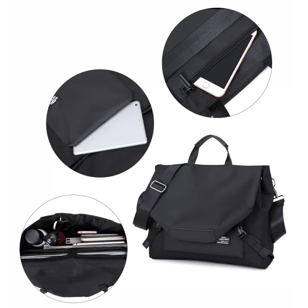 2022 Scione Man Luxury Brand Bag Summer Men's Designer Ipad Messenger Bag Casual Motorcycle Shoulder Strap Handbags Bags K185 - Image 4