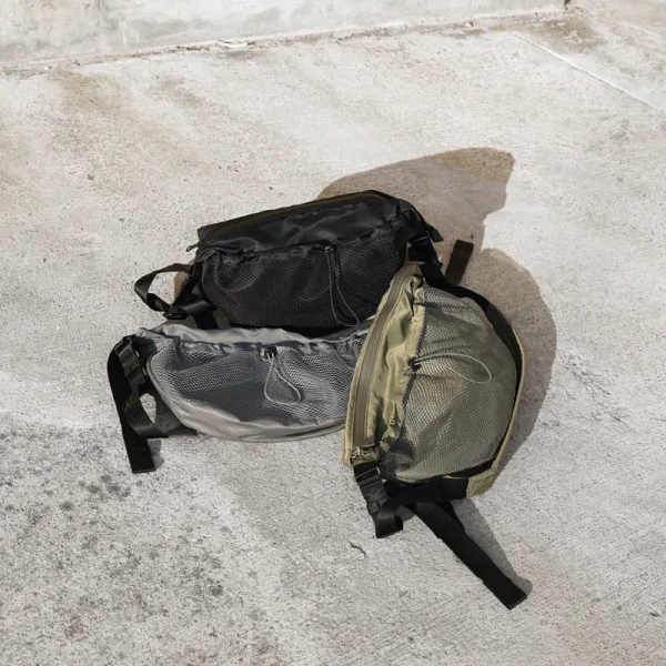 Japanese Street Nylon Mesh Messenger Bag Man Casual Crossbody Bag Unisex Sports Large Capacity Shoulder Bag IP Backpack 2023 - Image 6